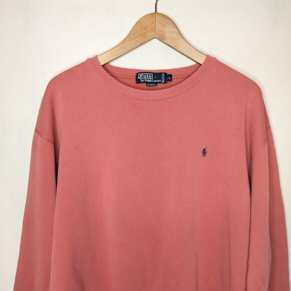 Vintage Polo Ralph Lauren Sweatshirt Pony Crewneck Flaws - Picture 2 of 16